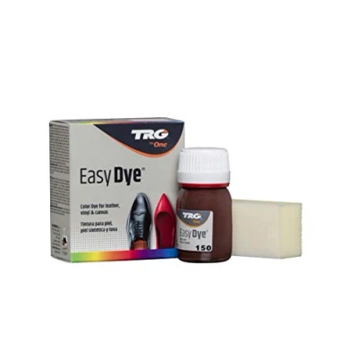 Immagine di TRG The One Easy Dye, colorante per il ripristino del colore delle scarpe in pelle, Marrone (150 Mahogany), 25 ml