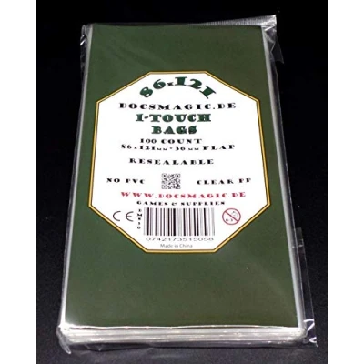 Immagine di docsmagic.de 100 Resealable Bags 86 x 121 mm 1 Touch Toploader Screwdown Bustine Protettive Richiudibile