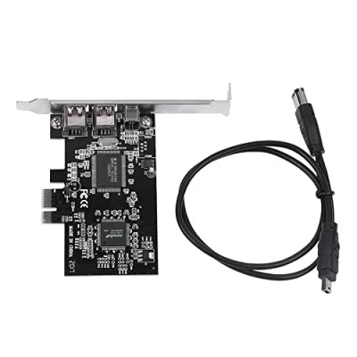 Immagine di Scheda PCI Express, Bewinner E Express controller IEEE 1394 FireWire 1394a con cavo 800Mbps 1995 per bus seriale ad alte prestazioni