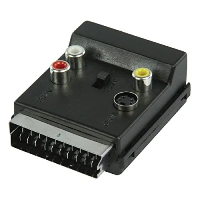 Immagine di Valueline VLVP31903B cavo di interfaccia e adattatore SCART SCART/S Video/3 x RCA Nero