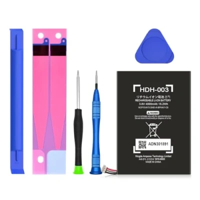 Immagine di HUAENG Batteria di Ricambio per Console Nintendo Switch Lite, HDH 003 Ricaricabile agli ioni Litio Lite 001, 3.8V 3870mAh con Strumenti Riparazione