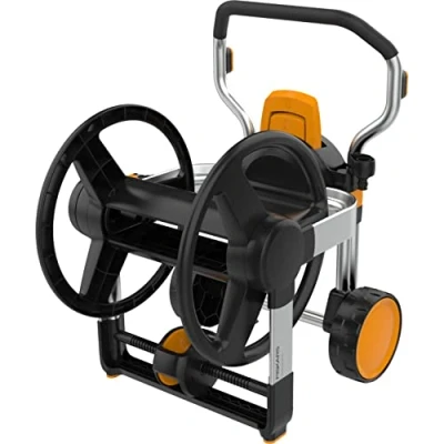 Immagine di Fiskars 1062257 Carrello avvolgitubo 1 pz. Nero, Arancione