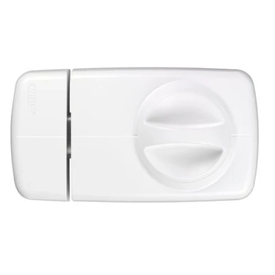 Immagine di Abus 532702 7010 W Serratura supplementare per porta con manopola interna, colore: Bianco