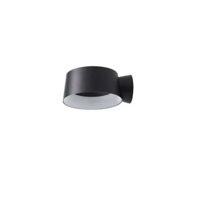 Immagine di LOOM DESIGN Applique a LED Cookie alluminio nero Ø 15 cm