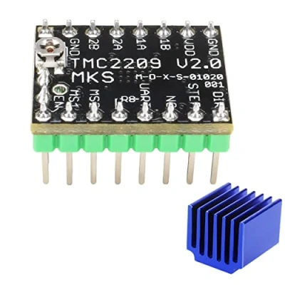 Immagine di WANGCL Driver Motore Passo TMC2209 con dissipatore di Calore Eccellente Effetto Muto per Stampante 3D Park MKS Gen L/MKS SGen L/SKR V1.3