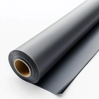 Immagine di HAUSA Pellicola per edilizia T200, 4 m x 25 (100 m²), colore nero, 200 my, copertura extra forte, impermeabile, massetto, resistente agli strappi, laghetti, interni ed esterni