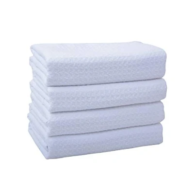 Immagine di VIVOTE Strofinacci Cucina Spugna Microfibra,Asciugamani da Super Morbido e Assorbente,Canovacci Cucina,Premium Stracci per Asciugare,Asciugamani tè 4 Pezzi, 40 cm x 60 cm(Bianca)