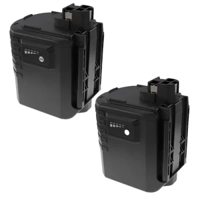 Immagine di EXTENSILO 2x batteria compatibile con Bosch GBH 24VRE, GBH24VRE, GBH24VRF attrezzi da lavoro (3300 mAh, NiMH, 24 V)