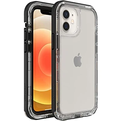 Immagine di LifeProof per Apple iPhone 12 mini, Custodia sottile resistente a cadute, polvere e neve, gamma Next , Trasparente/Nero