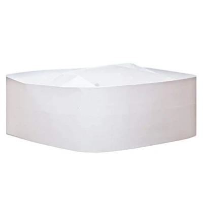 Immagine di Plastico A255 monouso foraggio cappello, bianco (confezione da 100)