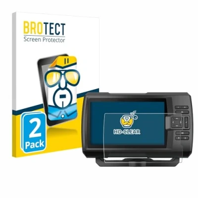 Immagine di brotect Pellicola Protettiva per Garmin Striker Vivid 7cv Protezione Schermo (2 Pezzi) [Trasparente, Anti Impronte]