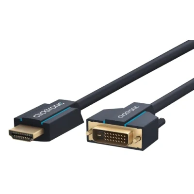 Immagine di Clicktronic 70342 Cavo Adattatore HDMI/DVI, 3 m Lunghezza del