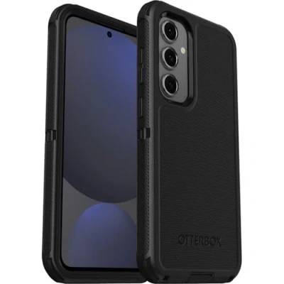 Immagine di OtterBox cover per Samsung Galaxy S24 FE Defender, resistente a shock e cadute, ultra robusta, testata 7x vs norme MIL STD 810G, Nero