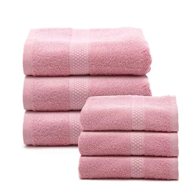 Immagine di Caleffi Set Asciugamani Bagno Viso e Bidet in Morbida Spugna 100% Cotone con 3 55x100 cm + Ospite 40x60 cm, Asciugamano Resistente a Lavaggi Frequenti Durevole