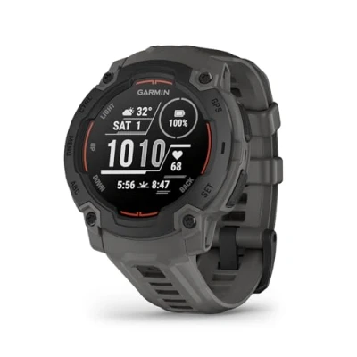 Immagine di Garmin Instinct 3, Smartwatch, 45mm, Display AMOLED 1,2&quot;, Lunetta in metallo, 10ATM, GPS Multi band, Torcia LED, 90+ App per lo Sport, Pay, Connect IQ, Autonomia 18 giorni (Neo Tropic)