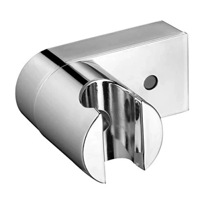 Immagine di Ibergrif M20403 Supporto Soffione Doccia Muro in ABS, Porta Doccetta Parete, Cromo, Argento