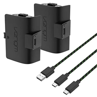 Immagine di Venom Batteria Ricaricabile ad Alta Capacità da 1100 mAh Twin Pack Nera (Xbox Series X e S / Xbox One)