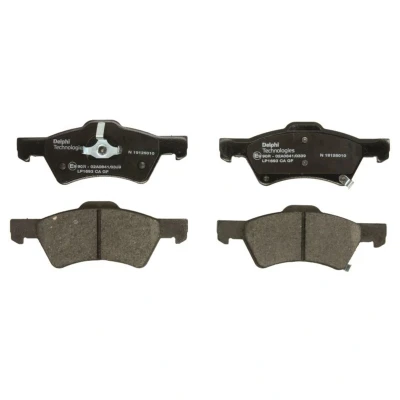 Immagine di DELPHI LP1693 Kit pastiglie freno con segnalatore acustico usura lamierino anticigolío senza accessori CHRYSLER: VOYAGER 4