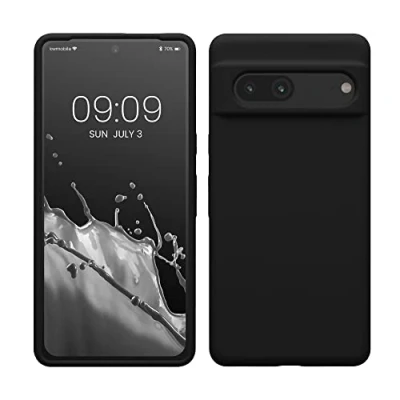 Immagine di kwmobile Cover per Google Pixel 7 Custodia Back Case Smartphone in Silicone TPU Protezione Gommata nero