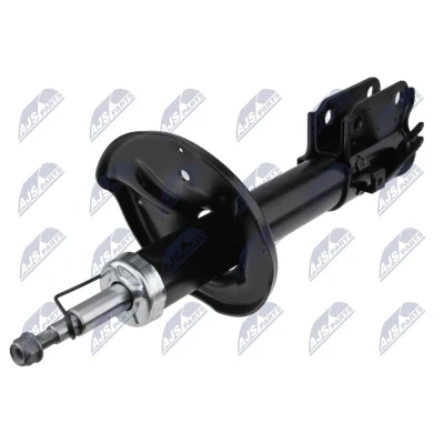 Immagine di NTY A HY 554 Ammortizzatore Assale anteriore Sx pressione del gas doppio tubo tipo McPherson Spina superiore, Collare inferiore