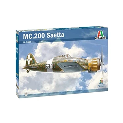Immagine di Italeri 2815 MC.200 Saetta, Scala 1:48, Plastic Model Kit, Modello in Plastica da Montare, Modellismo, Grigio