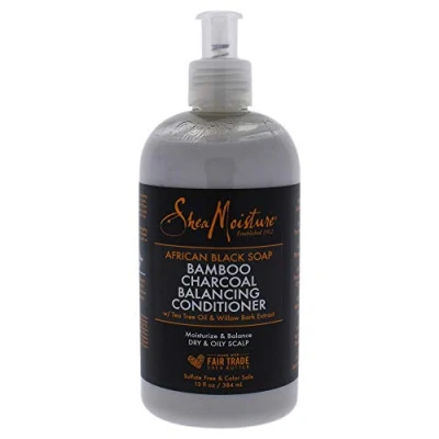 Immagine di Shea Moisture African Black Soap Bamboo Charcoal Deep Balancing Conditioner 384ml
