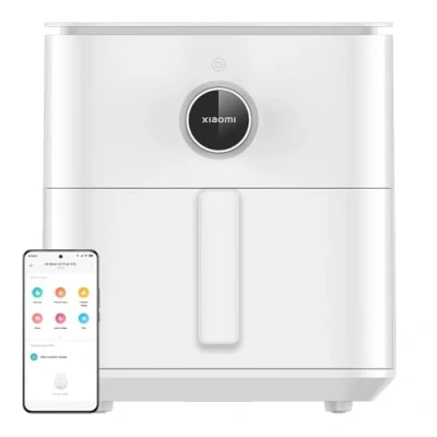 Immagine di Xiaomi MAF10 Smart Air Fryer Friggitrice ad aria calda controllo via App, Funzione timer, Con regolazione manuale della temperatura Bianco