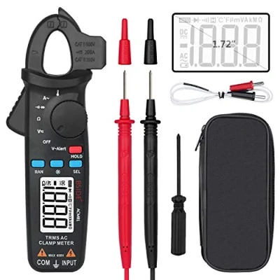 Immagine di BSIDE 1mA morsetto Meter Digital True RMS Auto Ranging Multimetro AC Corrente Temperatura Diodo Tensione V Alert Tester con Clip Posteriore