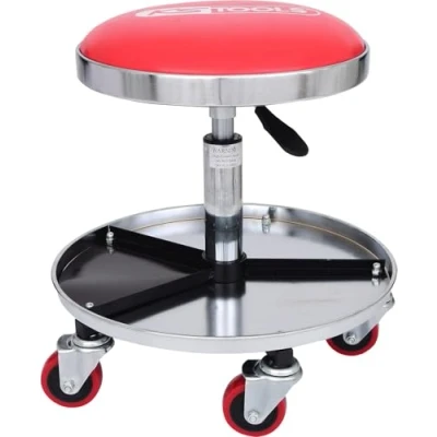 Immagine di KS Tools 500.8004 Mobile e regolabile in altezza, sgabello, caricabile fino a 135kg