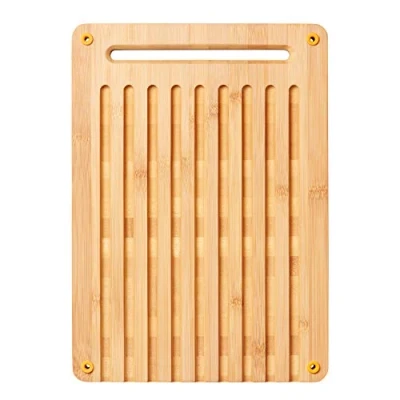 Immagine di Fiskars Tagliere in Bambù, Functional Form, Bifronte, Dimensioni: 35 x 25 1,5 cm, 1059230