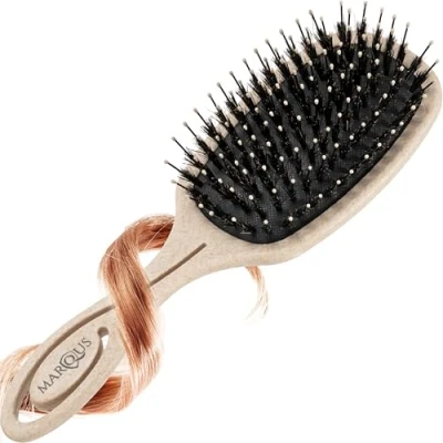 Immagine di MarQus Spazzola setole cinghiale paddle per ogni tipo di capelli con ancora più