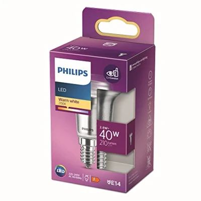 Immagine di Philips Lighting 77379300 LED (monocolore) ERP F (A G) E14 Riflettore 2.8 W = 40 Bianco caldo (Ø x L) 5 cm 8.4 1 pz.
