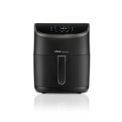 Immagine di Ufesa Sparrow Friggitrice Aria, 6 L, 8 Programmi, 1700 W, Digitale, Timer, Temperatura 80ºC 200ºC, BPA e PFOA Free, Cestello Vassoio antiaderenti