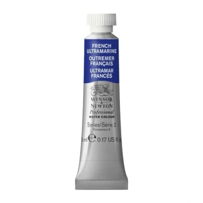 Immagine di Winsor &amp; Newton Professional Vernici ad acquerello, vivaci e resistenti alla luce, pigmenti per artisti, TUBO 5 ML, colore: Oltremare Francese