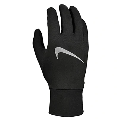 Immagine di NIKE NGM6L carta Guanti da corsa DRI FIT Accelerate uomo, colore nero grande, argento, L