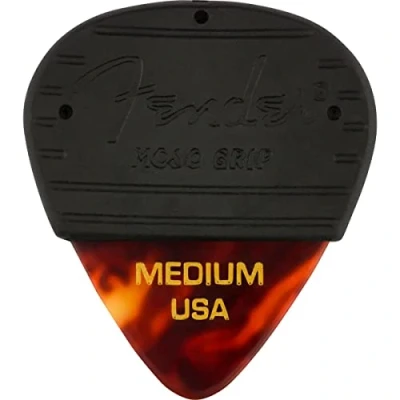 Immagine di Fender® »MOJO GRIP PICKS 3 PACK CELLULOID Tortoise 351 MEDIUM« Confezione da plettri per chitarra Spessore: Medium Colore:
