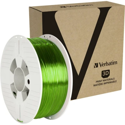Immagine di Verbatim 55057 Filament Filamento per stampante 3D PETG 1.75 mm 1 kg Verde (trasparente) pz.