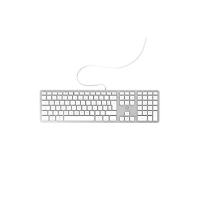 Immagine di Mobility Lab ML311142 tastiera cablata QWERTZ Layout tedesco ideale per Mac bianco/argento