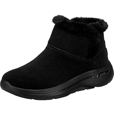 Immagine di Skechers Stivali da neve, Donna, Taglia: 38, Black Scamosciato