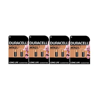 Immagine di 8X Duracell MN21 A23 23A (4 Blister Da 2 batterie) 8 Pile