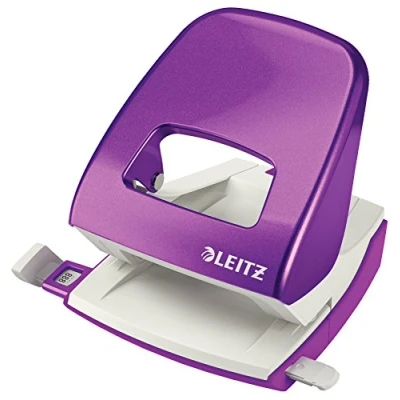 Immagine di Leitz Perforatore in Metallo NeXXt WOW, fino a 30 Fogli, Retail Box, Viola
