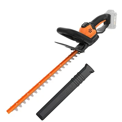 Immagine di Worx WG261E.9 Cesoie per siepe, 20 V, lunghezza lama 44 cm, 19 mm, batteria e caricatore non inclusi, colore: Nero/Arancione