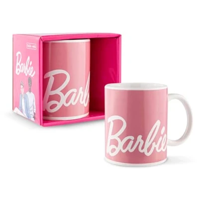 Immagine di Tazza Colazione Mug Bambola Bionda per la in Ceramica, Bicchiere Bambini, Confezione Regalo, 380 ml., H. 9,5 x D. 7,5 cm, Multicolore, Dimensioni Confezione: 11,5 10 8,5