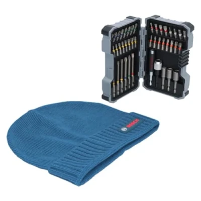 Immagine di Bosch Accessories 0615997658 Kit inserti 43 parti Croce Phillips, Pozidriv, Taglio, Profilo a T incl. porta