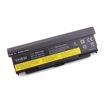Immagine di vhbw 1x batteria compatibile con Lenovo ThinkPad W541 20EF000KUS, 20EF000MUS, 20EF000JUS notebook (6600mAh, 11,1V, Li Ion)