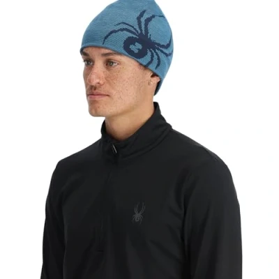 Immagine di Spyder Innsbruck Reversibile Cappello, Uomo, Etere Blu, Taglia Unica