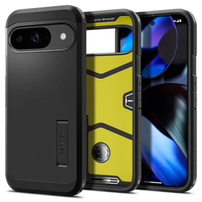 Immagine di Spigen Tough Armor TPU Back Cover Nero Google Pixel 9/9 Pro