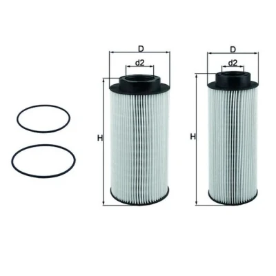 Immagine di MAHLE ORIGINAL KX 439KIT filtro Carburante Cartuccia SCANIA: P,G,R,T series