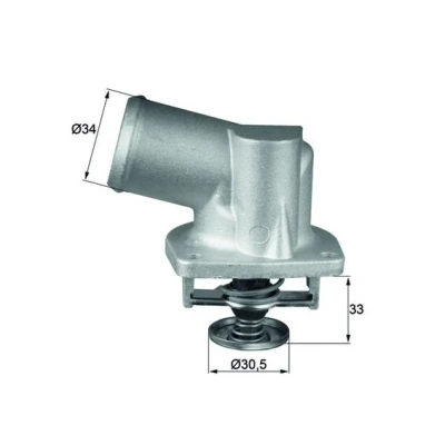 Immagine di MAHLE ORIGINAL TI 132 92D Termostato motore 92 con guarnizione OPEL: Corsa B Hatchback, Astra F Caravan, Vectra SW