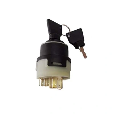 Immagine di JCB 3CX Interruttore di accensione universale con 2 chiavi a 9 pin JCB200 JCB220 Parts